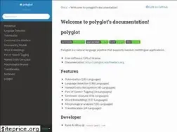 Sites similar to polyglot.readthedocs.io