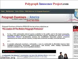 Sites similar to polygraphinnocenceproject.com