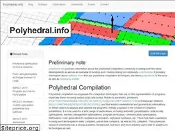 Sites similar to polyhedral.info