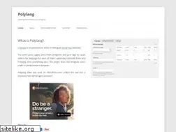 Sites similar to polylang.wordpress.com