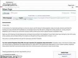 Sites similar to polysleep.org