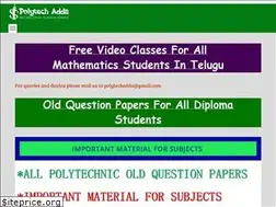 Sites similar to polytechadda.com