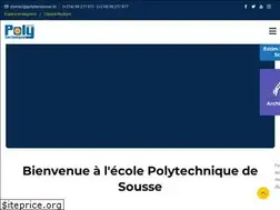 Sites similar to polytecsousse.tn