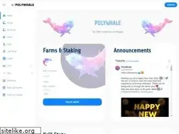 Sites similar to polywhale.finance