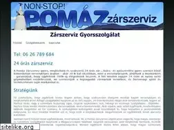 Sites similar to pomaz-zarszerviz.hu