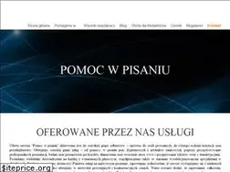 Sites similar to pomocwpisaniu.pl