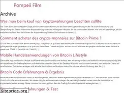 Sites similar to pompeii-film.de