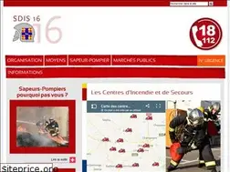 Sites similar to pompiers-charente.org