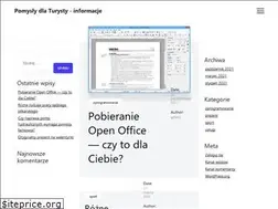 Sites similar to pomyslydlaturysty.pl