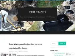Sites similar to pondcoating.wordpress.com