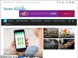 Sites similar to ponderbusiness.com