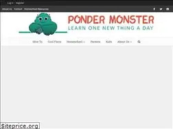 Sites similar to pondermonster.com