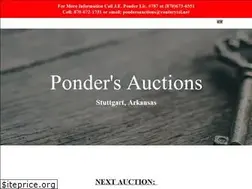 Sites similar to pondersauctions.com
