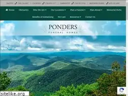 Sites similar to pondersfuneralhome.com