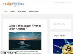 Sites similar to ponderweasel.com