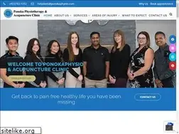 Sites similar to ponokaphysio.com