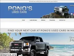 Sites similar to ponosusedcars.com
