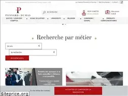 Sites similar to ponsard-dumas.com