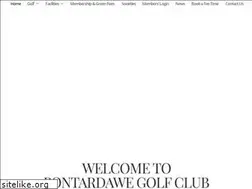 Sites similar to pontardawegolfclub.co.uk