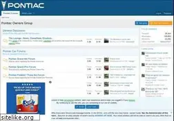 Sites similar to pontiacforum.com