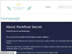 Sites similar to pontificalsecret.com
