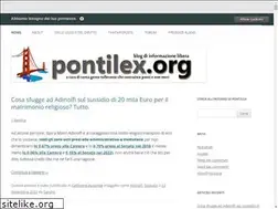 Sites similar to pontilex.org