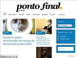 Sites similar to pontofinalmacau.wordpress.com