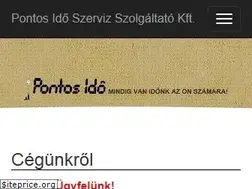 Sites similar to pontosido.hu