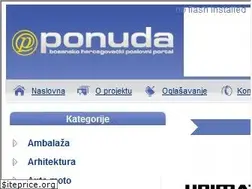 Sites similar to ponuda.ba