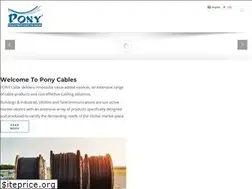 Sites similar to ponycables.com