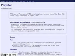 Sites similar to ponychan.net