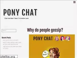 Sites similar to ponychat.net