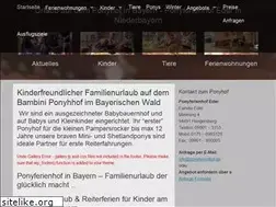 Sites similar to ponyferienhof.de
