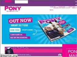 Sites similar to ponymag.com
