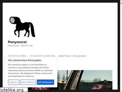 Sites similar to ponywurst.com
