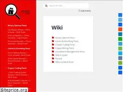 Sites similar to ponzipedia.net