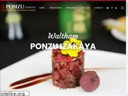 Sites similar to ponzuizakaya.com