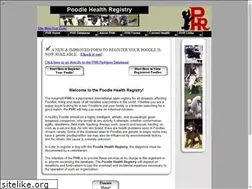 Sites similar to poodlehealthregistry.com