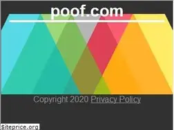 Sites similar to poof.com