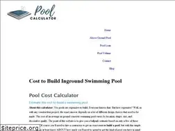 Sites similar to poolcalculator.net