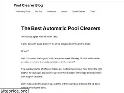 Sites similar to poolcleanerblog.com