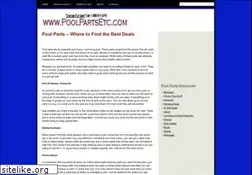 Sites similar to poolpartsetc.com