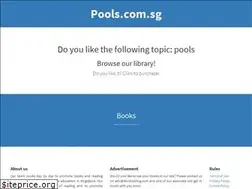 Sites similar to pools.com.sg