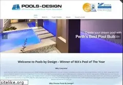 Sites similar to poolsbydesign.com.au