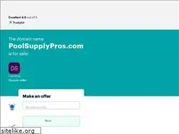 Sites similar to poolsupplypros.com