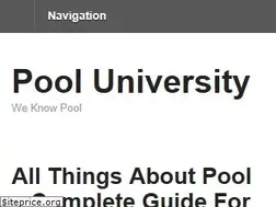 Sites similar to pooluniversity.org
