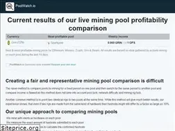 Sites similar to poolwatch.io