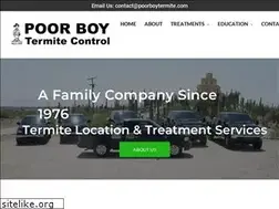 Sites similar to poorboytermite.com
