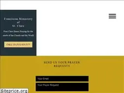 Sites similar to poorclarescincinnati.org