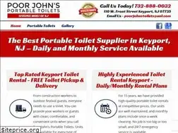 Sites similar to poorjohnstoilets.com